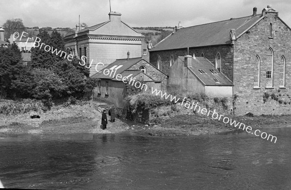 BARONY STREAM ( NEAR WATERGATE ) FROM TOWN BRIDGE ( REV. J SCAMMELL P.P. & MR WALSH )